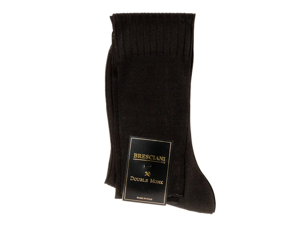 Knee Length Cotton Socks Black