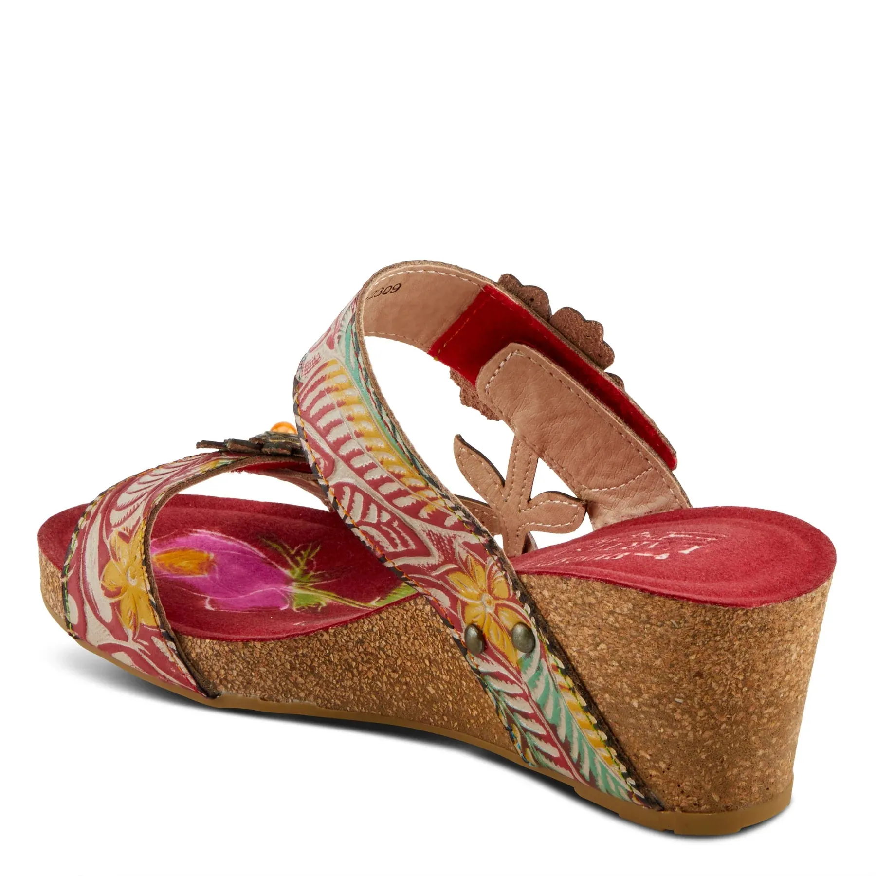 L'ARTISTE BY SPRING STEP MOAI RED MULTI