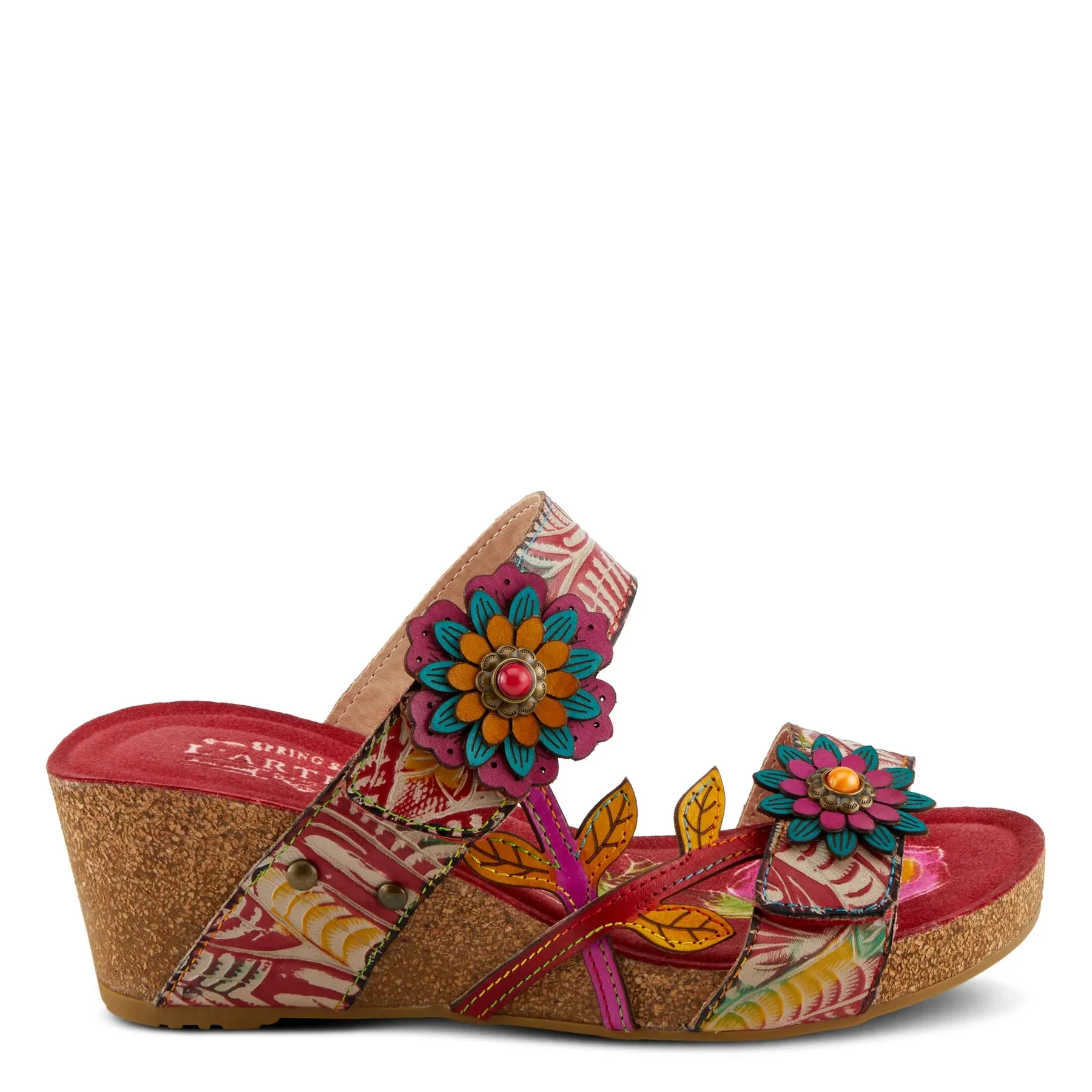 L'ARTISTE BY SPRING STEP MOAI RED MULTI