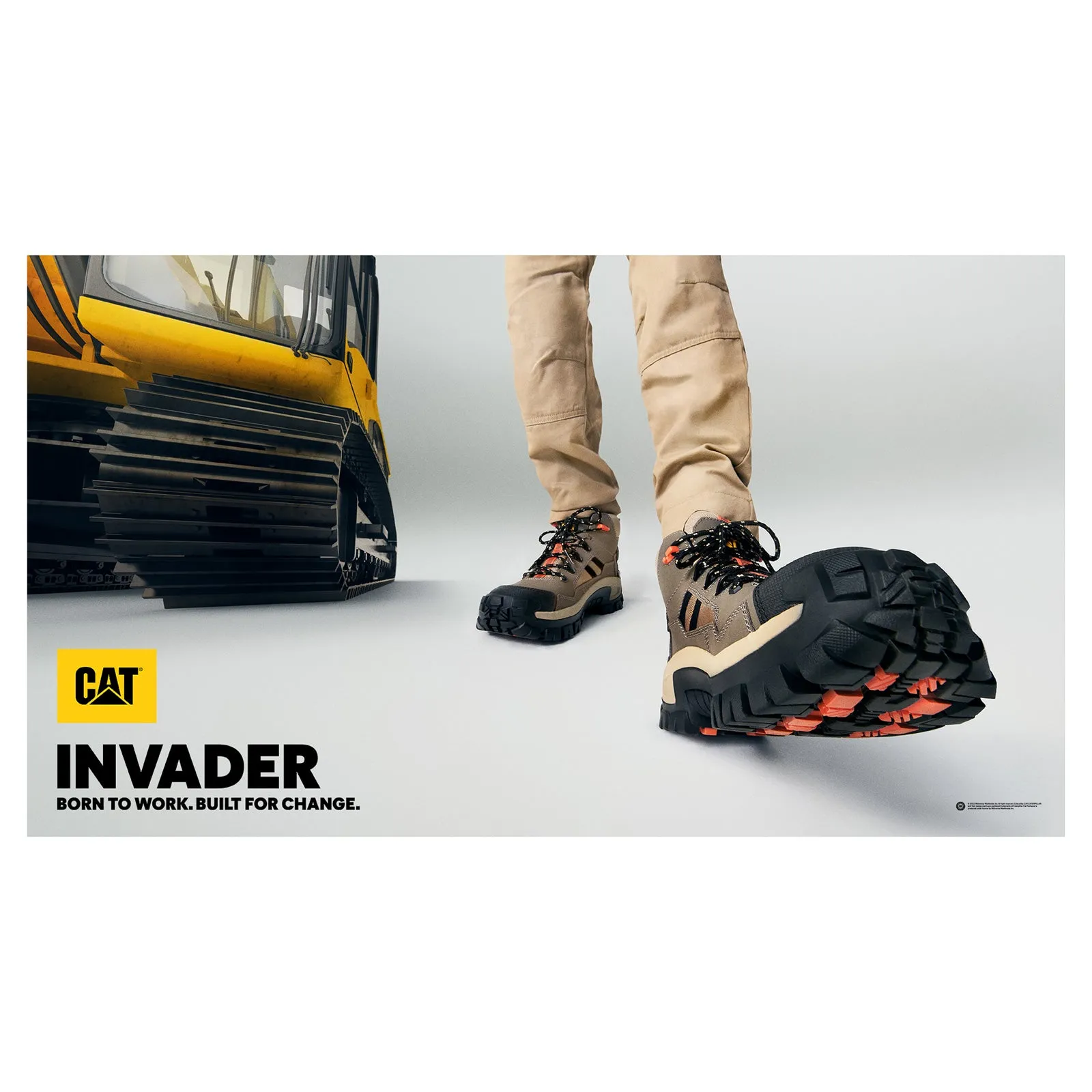 Men's Caterpillar, Invader Mid Vent Comp Toe Work Boot