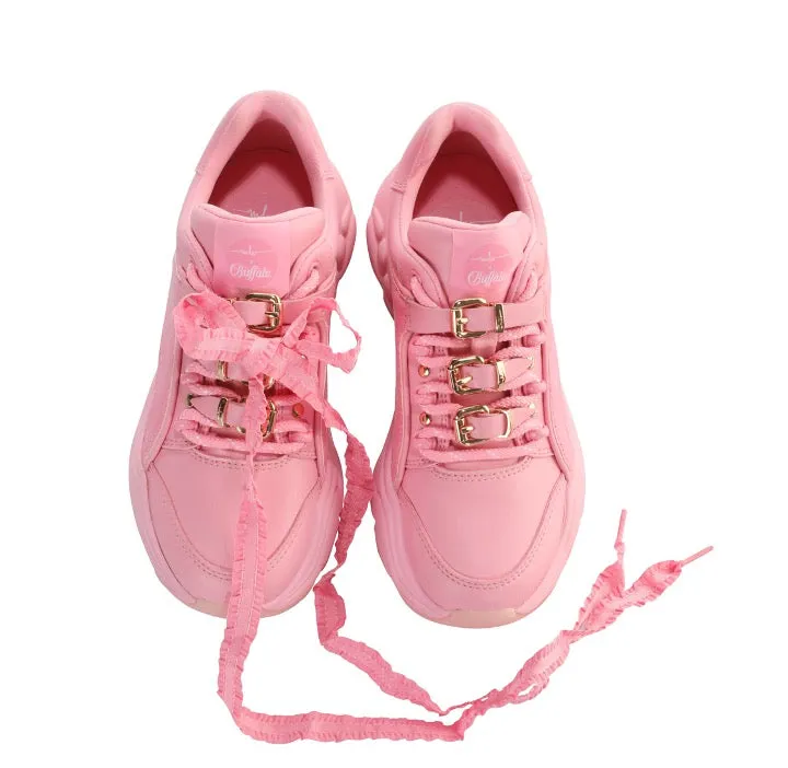 MH x BUFFALO BINARY SNEAKER PINK CROCO