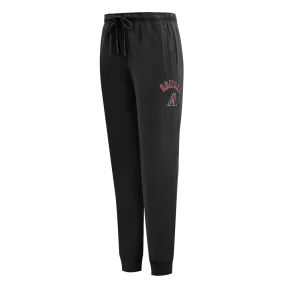 MLB ARIZONA DIAMONDBACKS CLASSIC WOMEN'S FLC SWEATPANT (BLACK)