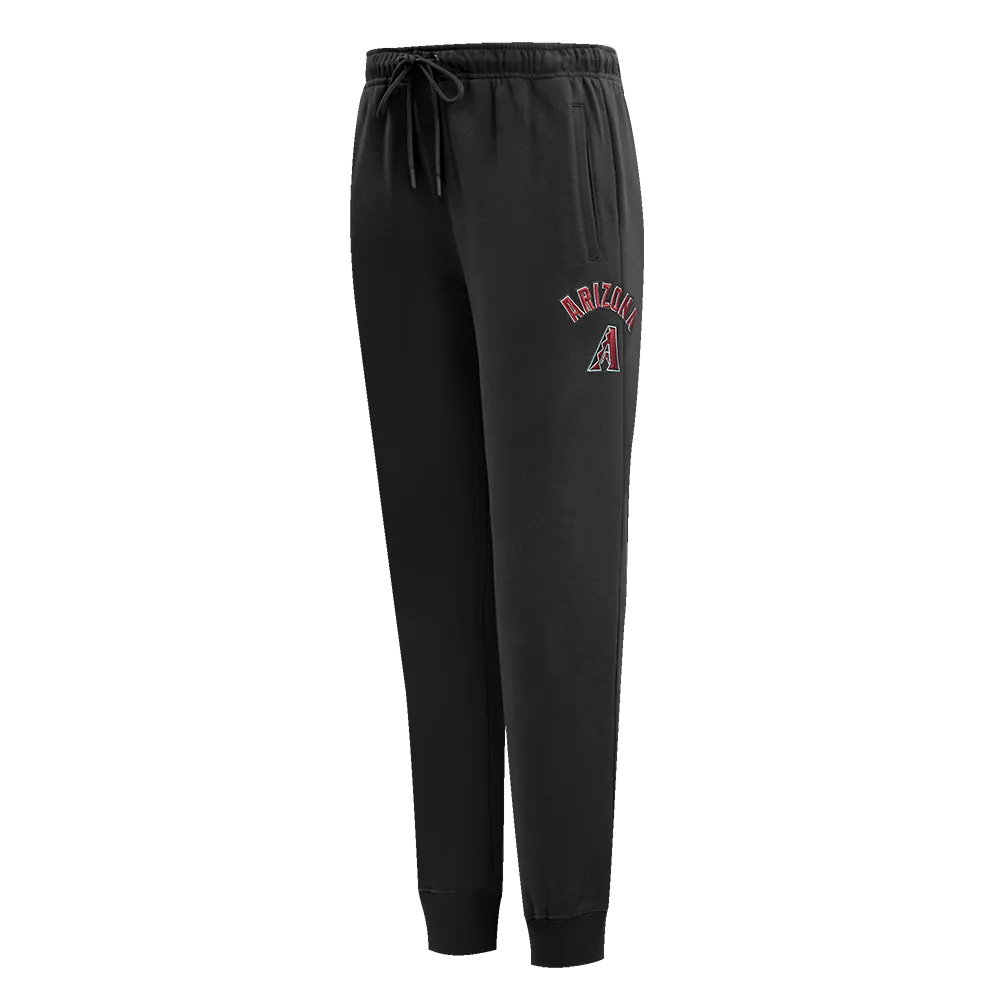 MLB ARIZONA DIAMONDBACKS CLASSIC WOMEN'S FLC SWEATPANT (BLACK)