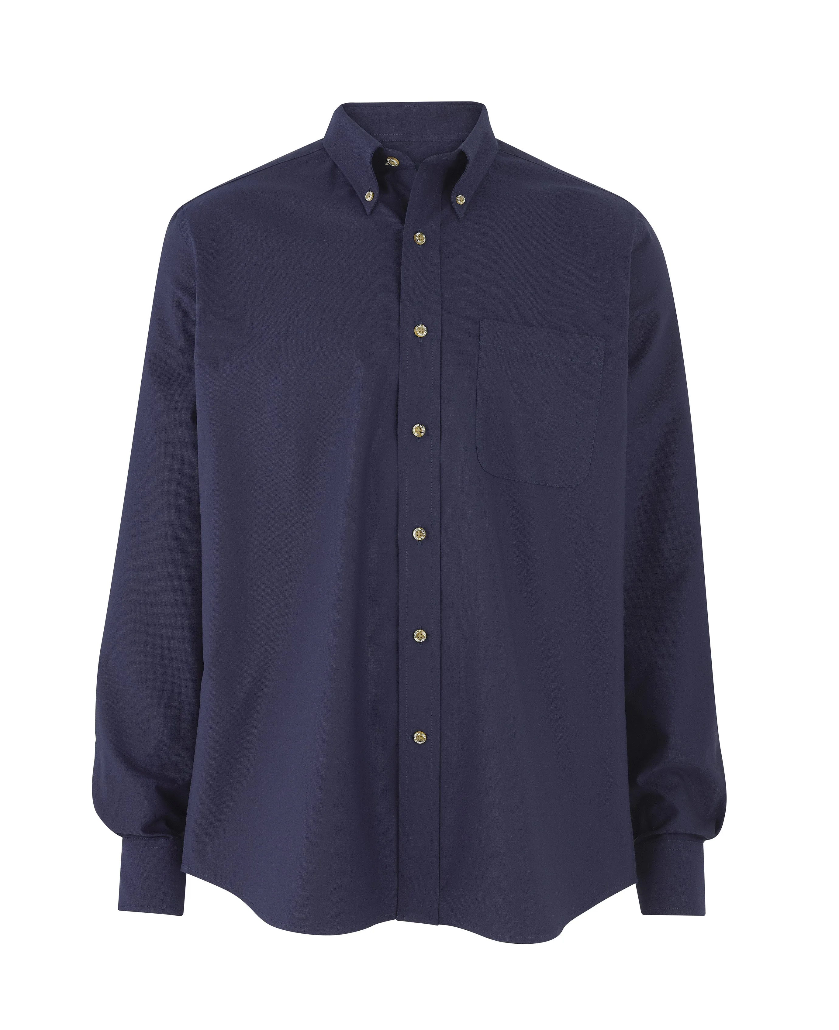 Navy Classic Fit Button-Down Oxford Shirt