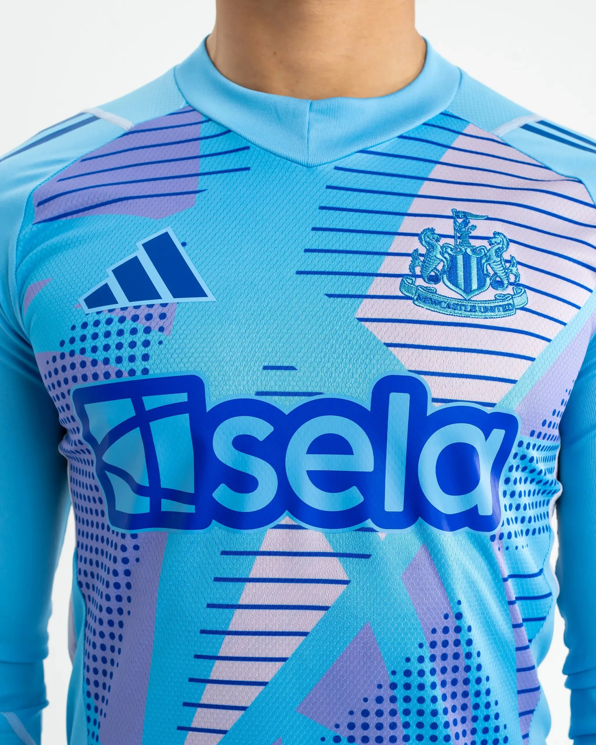 Newcastle United adidas Blue 24/25 Goalkeeper Long Sleeve Shirt