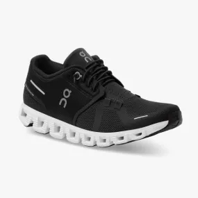 ON RUNNING CLOUD 5 WOMENS BLACK/WHITE