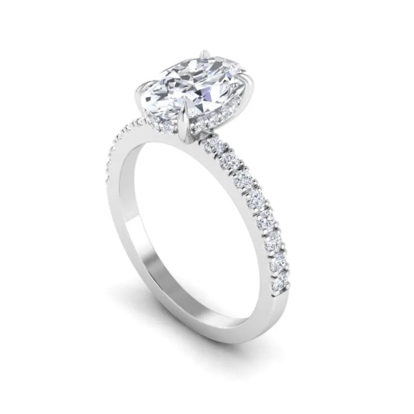 Oval Cut Solitaire Engagement Ring