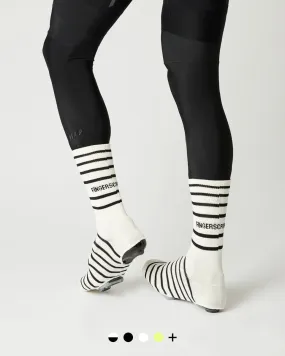 #OVERSOCKS RINGLET - TOFU / BLACK