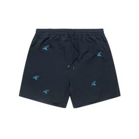 Parra Running Pear Swim Shorts - Navy Blue