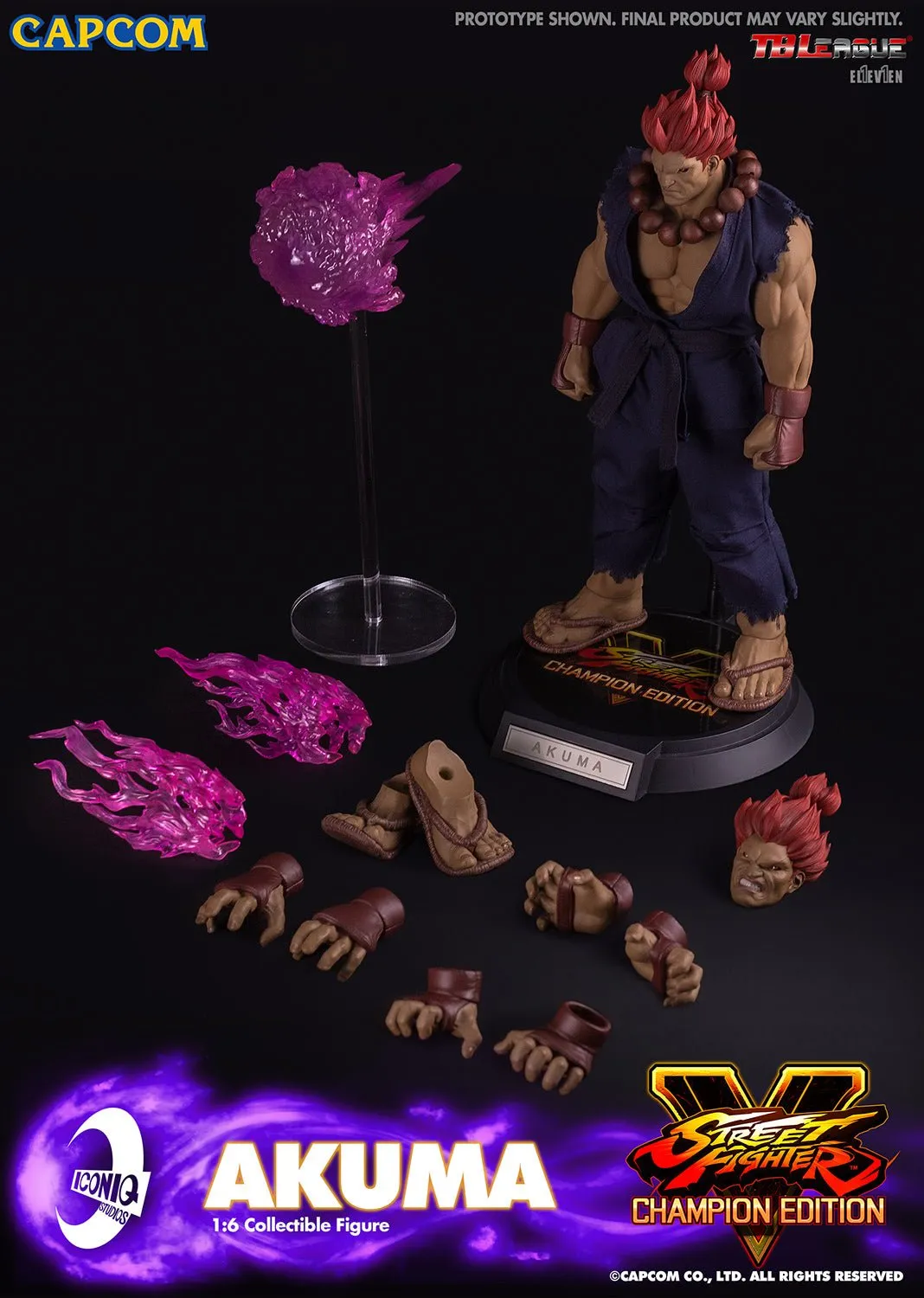 PRE-ORDER: Iconiq Studios Street Fighter V Akuma Sixth Scale Figure