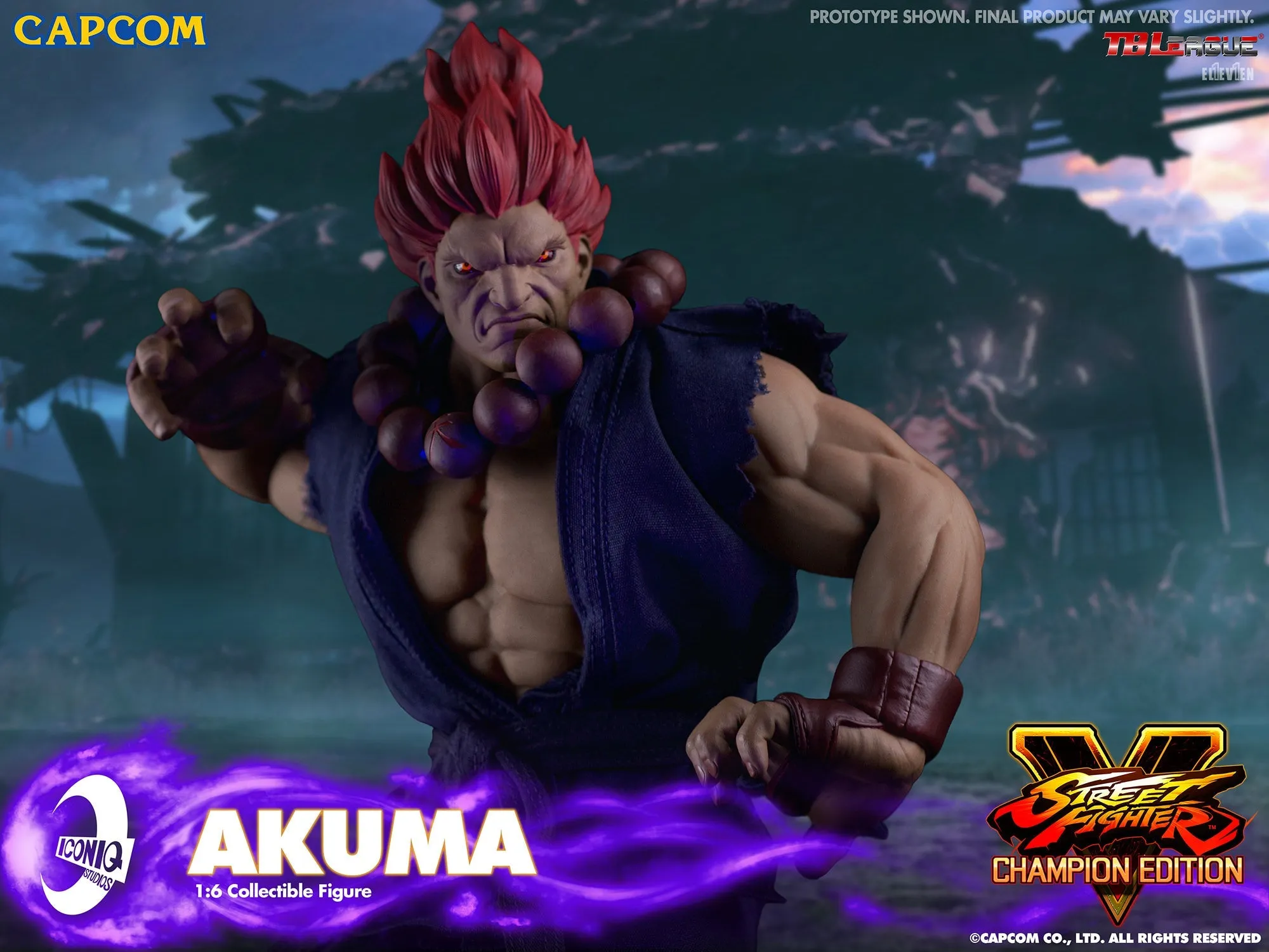 PRE-ORDER: Iconiq Studios Street Fighter V Akuma Sixth Scale Figure