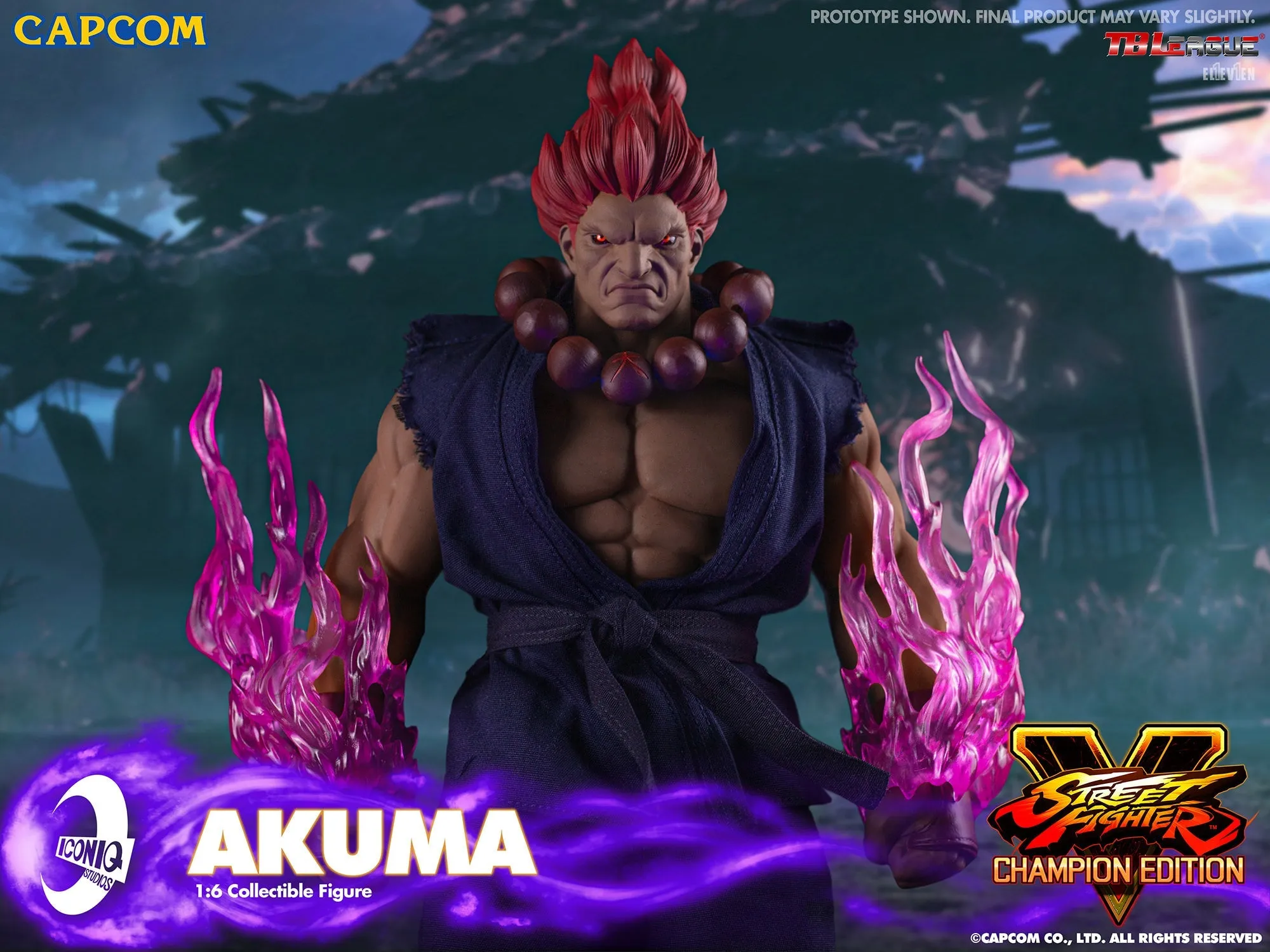 PRE-ORDER: Iconiq Studios Street Fighter V Akuma Sixth Scale Figure