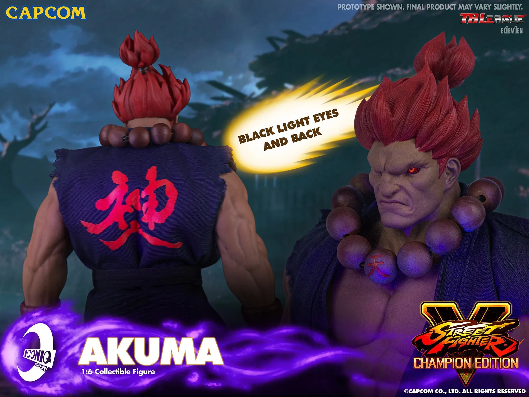 PRE-ORDER: Iconiq Studios Street Fighter V Akuma Sixth Scale Figure