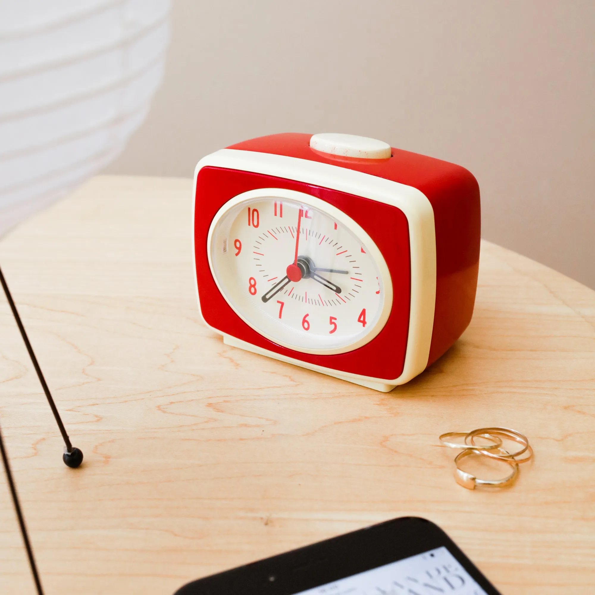 Red Classic Alarm Clock