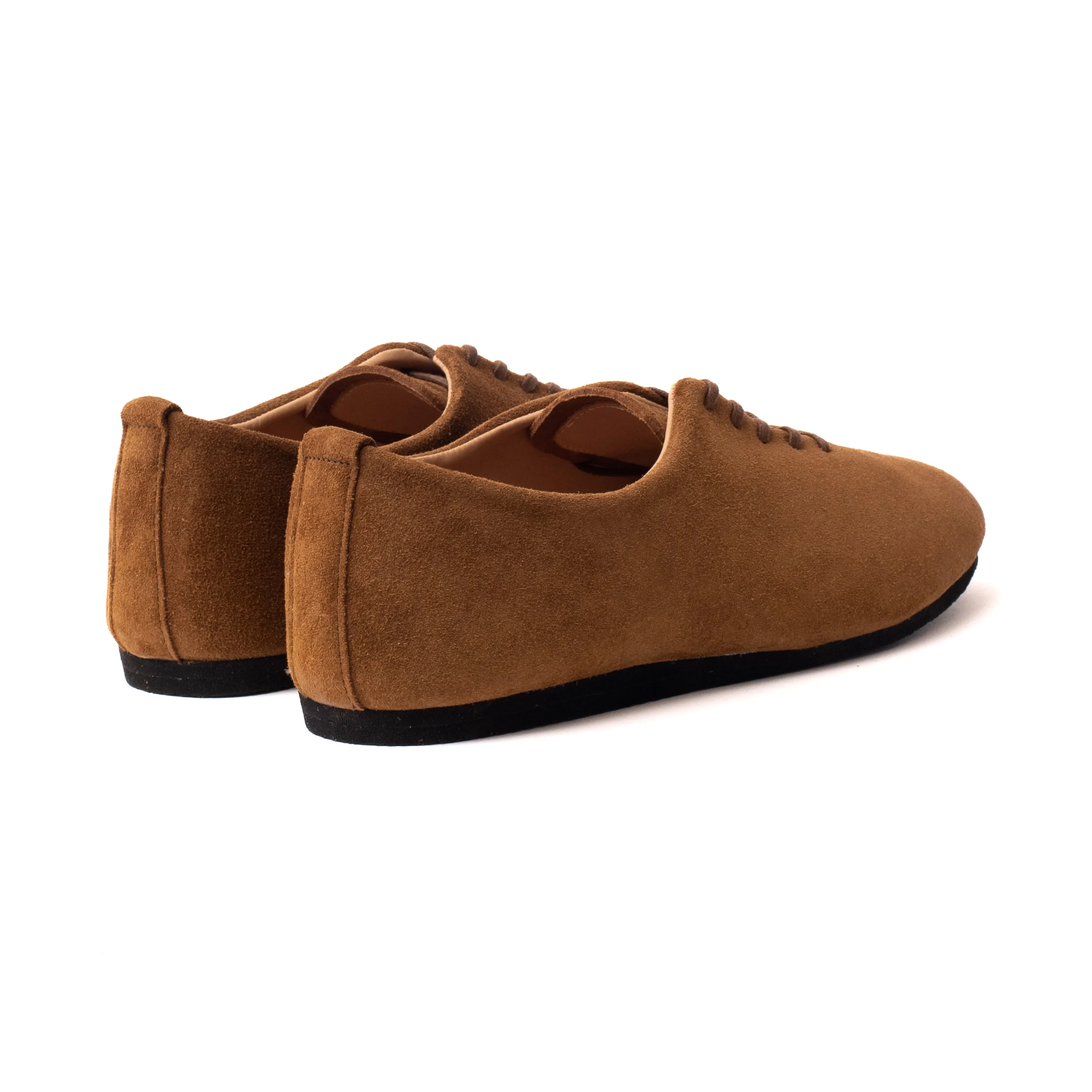 Regent Wholecut Shoe - Snuff Janus Calf Suede