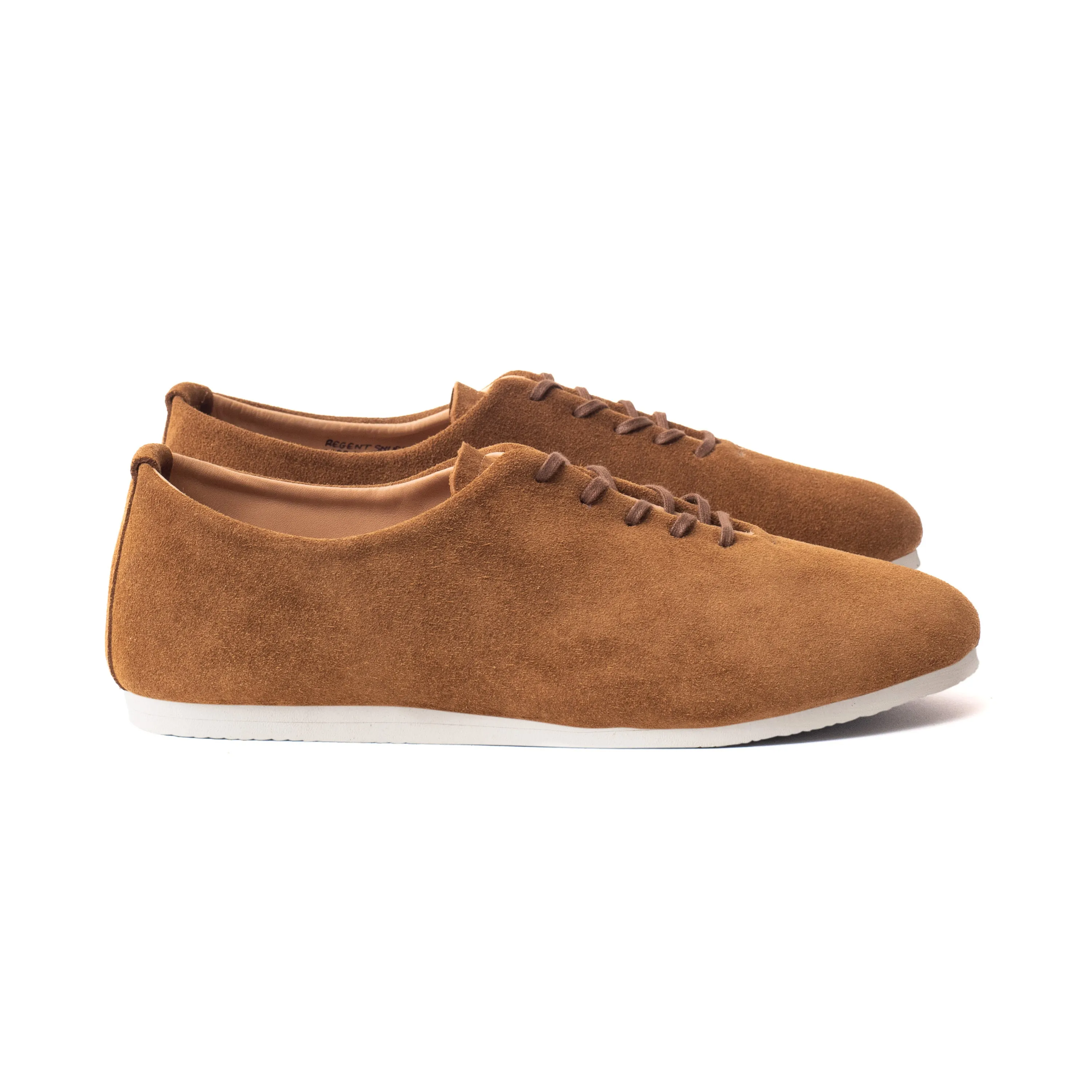 Regent Wholecut Shoe - Snuff Janus Calf Suede