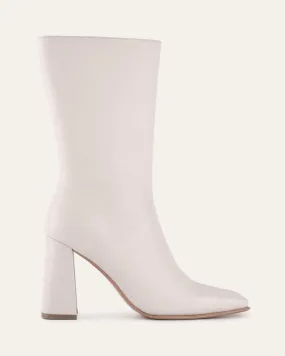 RUSH CALF BOOTS OFF WHITE LEATHER