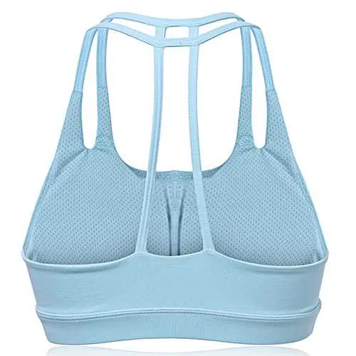 Sexy Cozy Quick Drying Shockproof Wireless Backless Breathable Fitness Yoga Bra