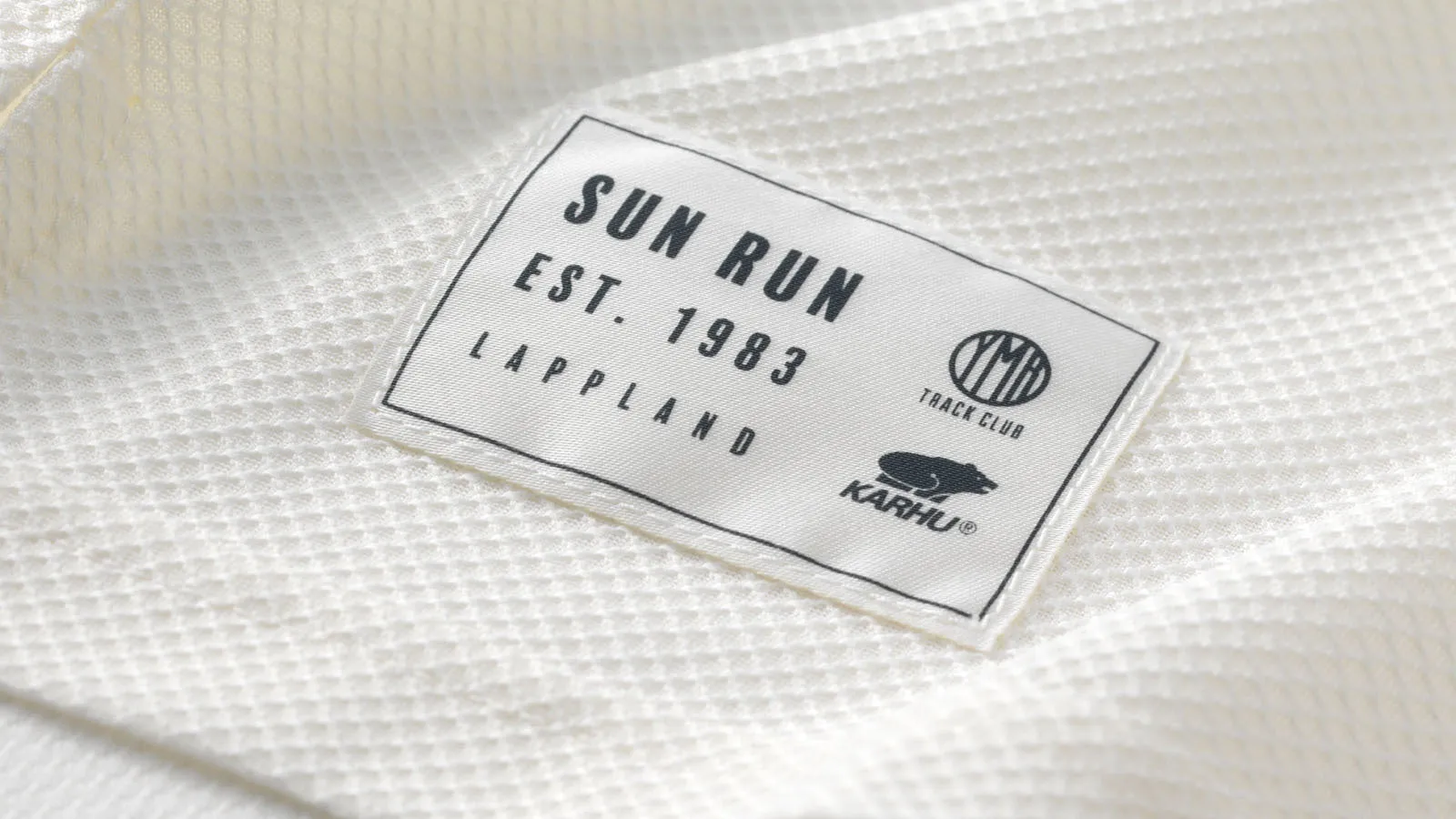 SUN RUN SINGLET MEN'S - OFF WHITE/ESTATE BLUE