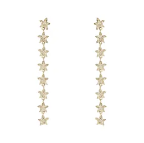 Thea Star Thread Earrings