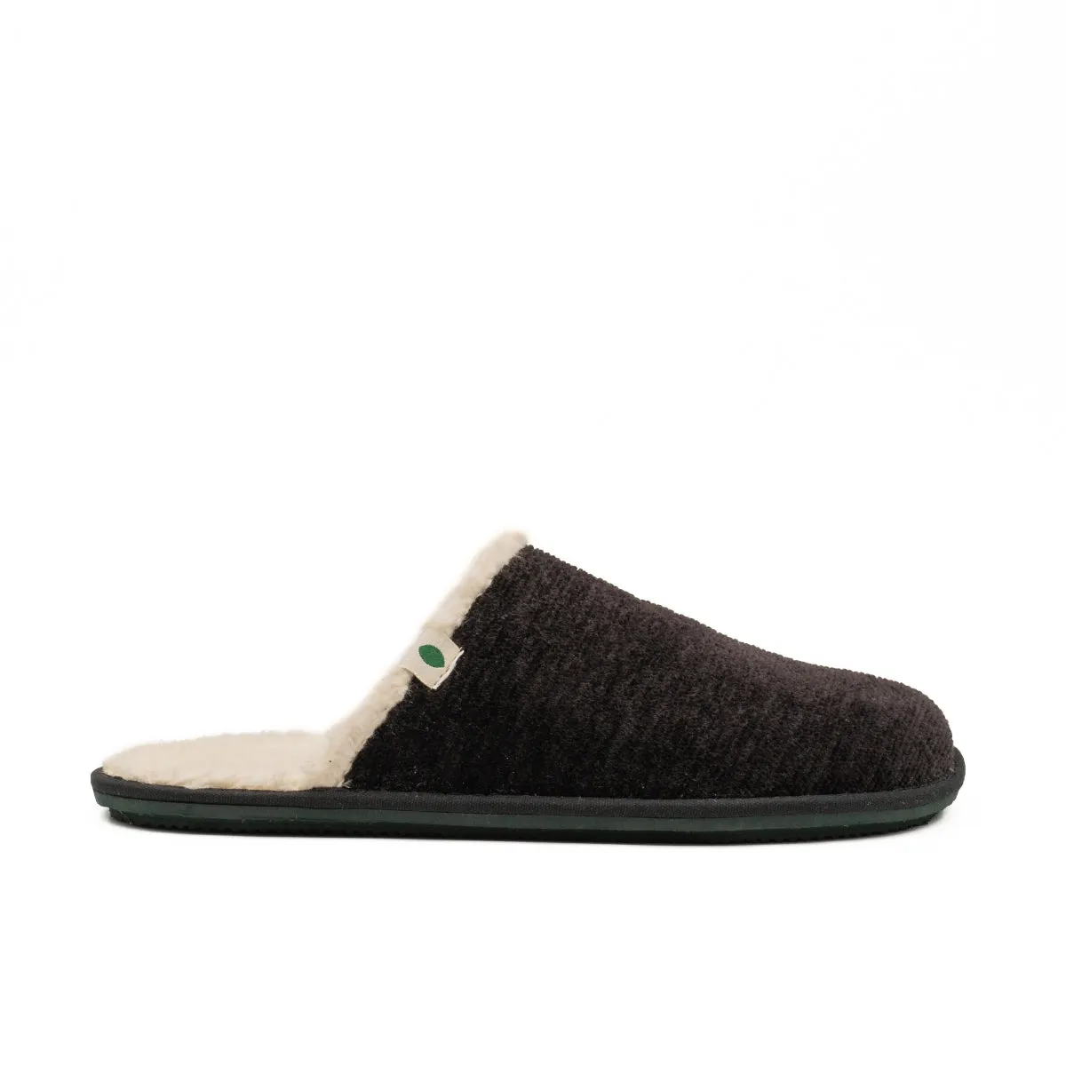 Vegan home slipper black SAW006