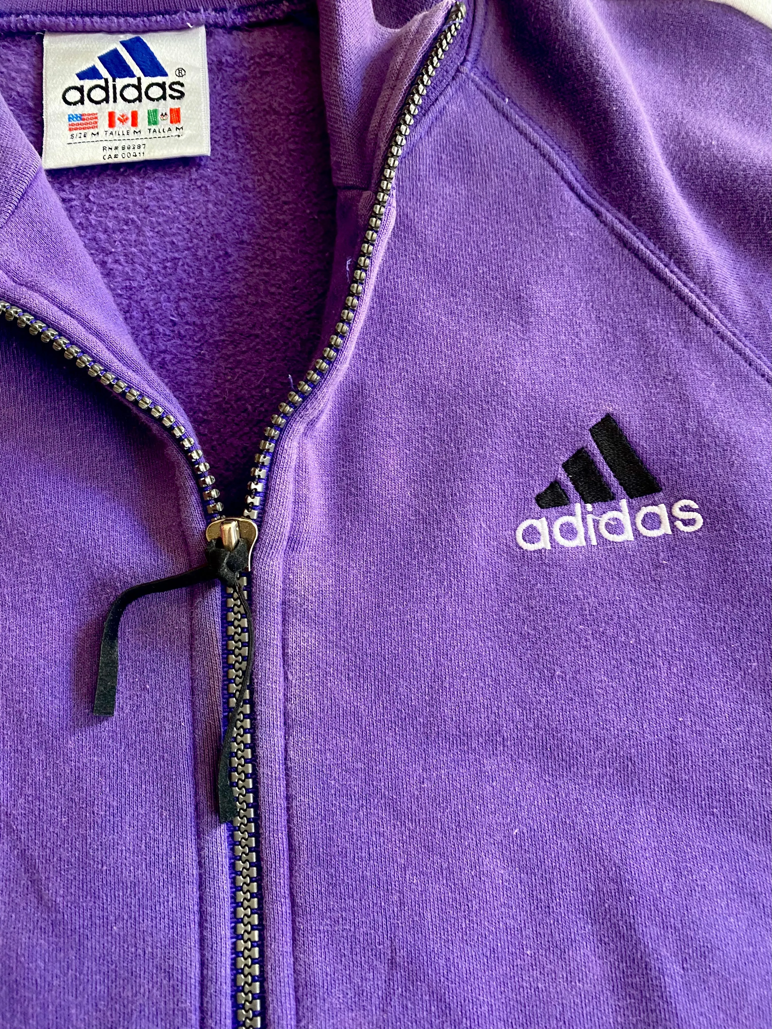 Vintage Adidas Zip Up Jacket (L)