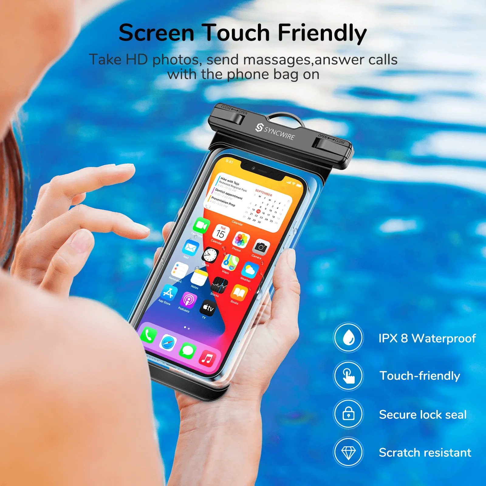 Waterproof Phone Pouch 2-Pack | Panoramic Waterproof Case