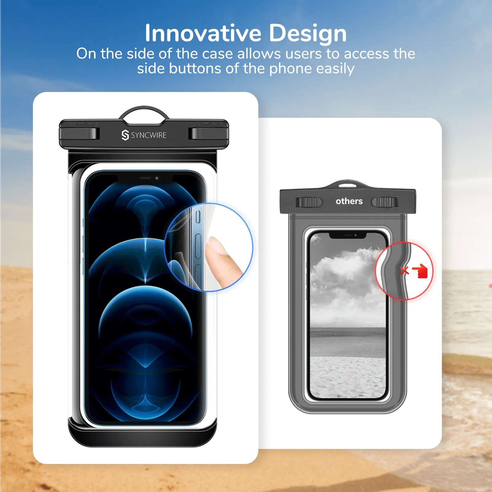 Waterproof Phone Pouch 2-Pack | Panoramic Waterproof Case