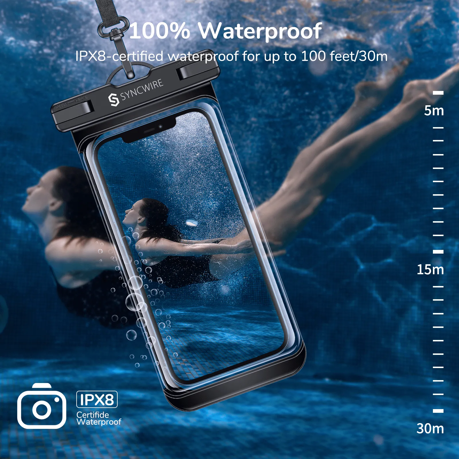 Waterproof Phone Pouch 2-Pack | Panoramic Waterproof Case